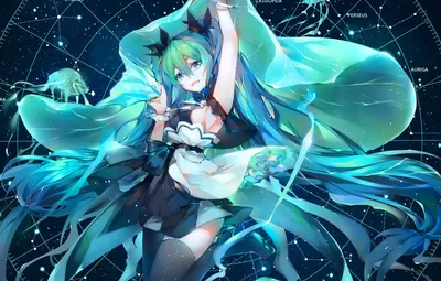 Хатсуне Мику (Miku Hatsune, Хацуне Мику, Хацунэ Мику, Hatsune Miku Append)  / картинки, гифки, прикольные комиксы, интересные статьи по теме.