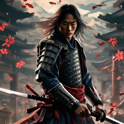 Картинка самурай с мечом - 65 фото