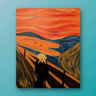 The Scream Pixel Puzzle by Norwegian Artist Edvard Munch – Pix Brix