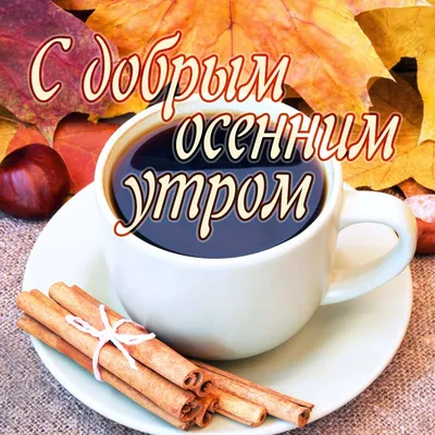 С добрым осенним утром! - Осень /Autumn - GIF АНИМАЦИЯ - Анимация - Страна  красоты Gif | Святой дух, Доброе утро, Анимация