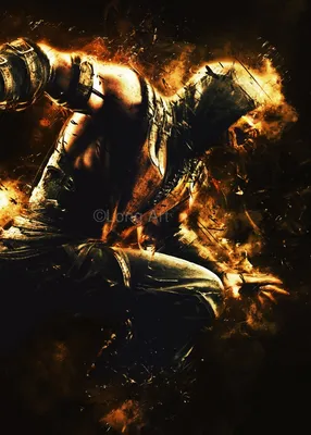 Mortal Kombat 'Scorpion' Poster – Posters Plug