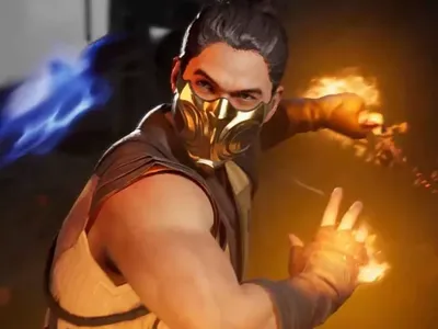 Scorpion from mortal kombat 11 on Craiyon