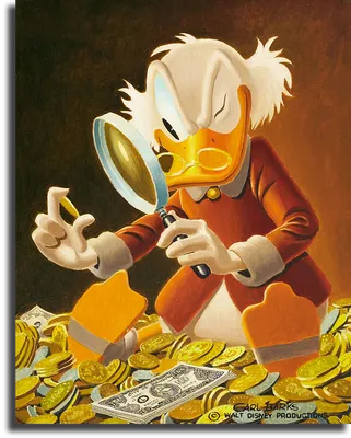 Картина по номерам Скрудж Макдак / Scrooge McDuck холст на подрамнике -  купить с доставкой по выгодным ценам в интернет-магазине OZON (627986304)