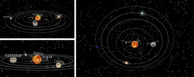 видео о солнечной системе и кольцах в галактике, 3d иллюстрационная модель солнечной  системы с вращающимися планетами на орбитах вокруг солнца на черном фоне  простые геометрические фигуры, Hd фотография фото фон картинки и