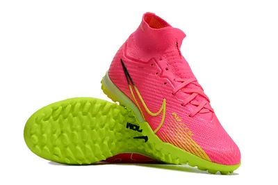 Футбольные бутсы (сороконожки) Nike Mercurial Superfly IX Elite TF розовые  - купить по цене 7390 руб. в Москве