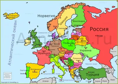 Страны, столицы и карта Европы – Teadmiseks.ee