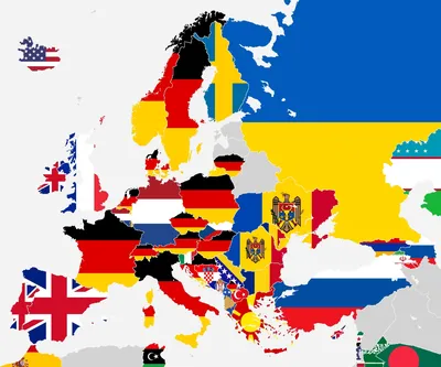 Карты Европы | Карта Европы на русском языке | Политическая,  Административная, Физическая, Географическая карта Европы с городами и  дорогами | Карты всех стран Европы