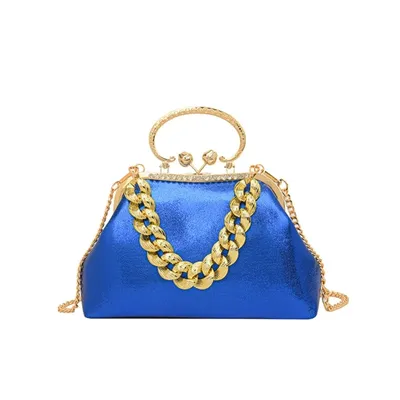 Легкая сумка-клатч синего цвета | Shop online