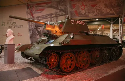 Модель среднего танка Т-34