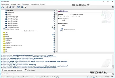 TeamSpeak Client 3.5.6 (64-bit) - скачать бесплатно Тим Спик клиент на  русском | ФайлЗебра.ру