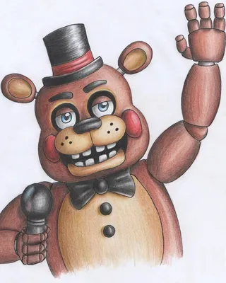 How to draw Toy Freddy, five nights at freddy's, Как нарисовать Той Фредди  - YouTube