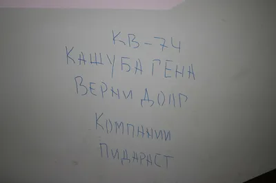 В Брянске изуродовали подъезд, требуя вернуть долг