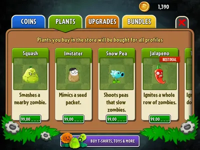 Соревновательные бои на арене в Plants vs. Zombies 2