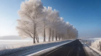 Зимняя дорога | Пикабу