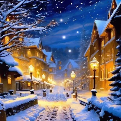 Зима Улица Ночь - Бесплатное фото на Pixabay - Pixabay