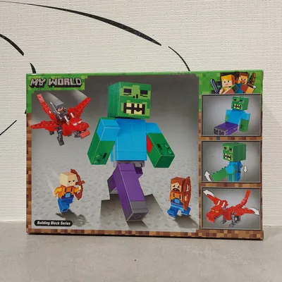 Плюшевая игрушка Зомби ребенок, разноцветный, Minecraft 8.5 Baby Zombie  MultiColor купить в интернет магазине с доставкой по Украине | MYplay
