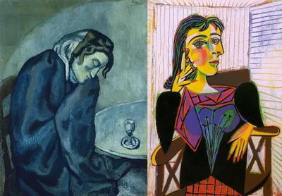 Купить репродукцию картины Pablo Picasso - Woman with hat для интерьера в  Москве