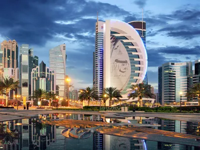 Doha Катар стоковое фото. изображение насчитывающей мусульмане - 10286450