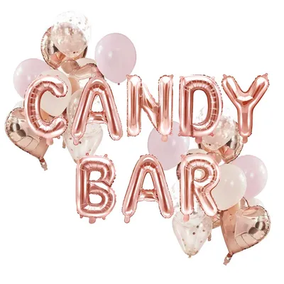 Ballon Deko Set Candy Bar (32-teilig) – Ja-Hochzeitsshop