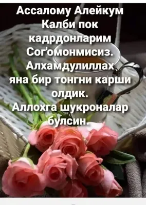 Хайрли тонг азизларим💐💐💐🌷🌷🌷💐💐💐#CapCut | TikTok