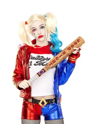 Карнавальный костюм Harley Quinn взрослый женщине, комплект Karnaval Land  78373005 купить за 2 022 ₽ в интернет-магазине Wildberries