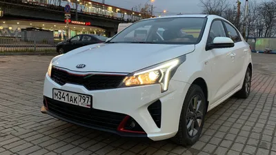 KIA Rio (4G) 1.6 бензиновый 2021 | Чёрный цвет 1.6 ат на DRIVE2