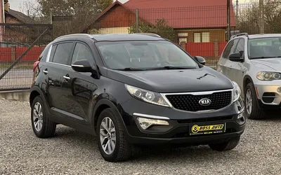 KIA Sportage 2016 черный вид сзади