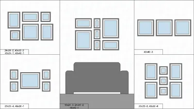 ᐉ Коллаж со стеклом Grand 102,4х52,7х2,2 см 18 фото 10x15 см белый • Купить  в Киеве, Украине • Лучшая цена в Эпицентр К