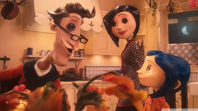 Коралина в стране кошмаров / Coraline - «Если вам кажется, что вас не  достаточно любят, то это не значит, что где-то в другом месте может быть  иначе. Иногда желание \"лучшей\" жизни может