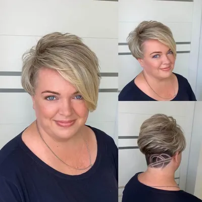 Женские стрижки для круглого лица в 2016 году (фото) | Short bob  hairstyles, Medium hair styles, Thick hair styles