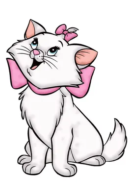 Marie cat. Кошечка Мари. PNG. | Художественные рисунки, Кошечка, Обои