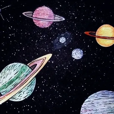 Красивые Картинки Для Срисовки Карандашом Космос – Telegraph