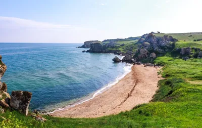 Пляжи Заозерного – фото, описание, особенности, как добраться - Азовский