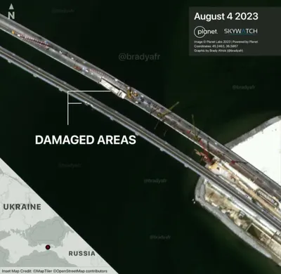 Крымский мост взрывы - фото видео разрушенного моста через Керченский  пролив - ZN.ua