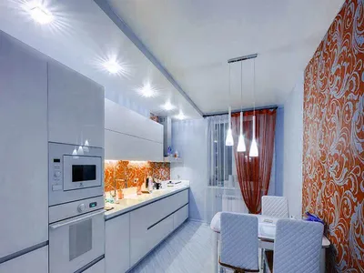 Натяжные потолки на кухне - Одесса монтаж и установка с komfortcenter.com.ua