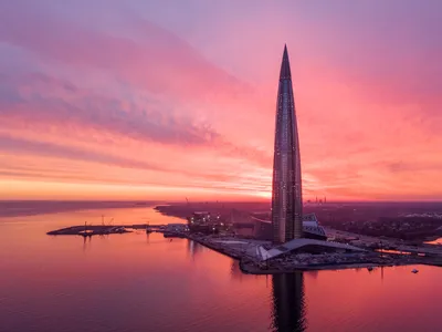 Санкт-Петербург on Instagram: “Лахта центр 😍✨” | Санкт петербург,  Бурдж-халифа, Город