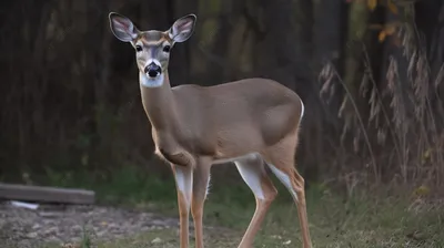 Европейская лань (Cervus (Dama) dama Linnaeus) - Природный парк Олений