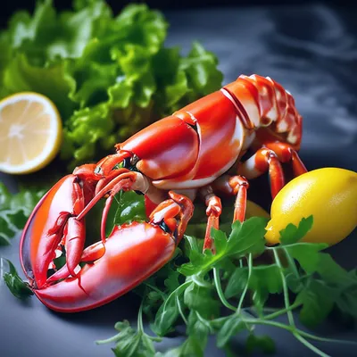 Lobster ( langust) underwater in an aquarium Stock Photo | Adobe Stock