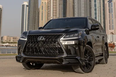 Rent Lexus LX570 Black Edition in Dubai - Car Rental Dubai