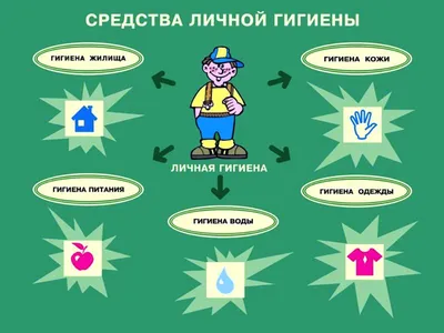 Кластер для детей дошкольного возраста по теме «Правила личной гигиены» (1  фото). Воспитателям детских садов, школьным учителям и педагогам - Маам.ру