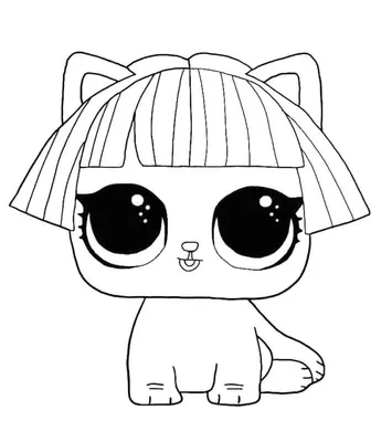 Free Printable LOL Pets Hairstyle Coloring Page for Adults and Kids -  Lystok.com