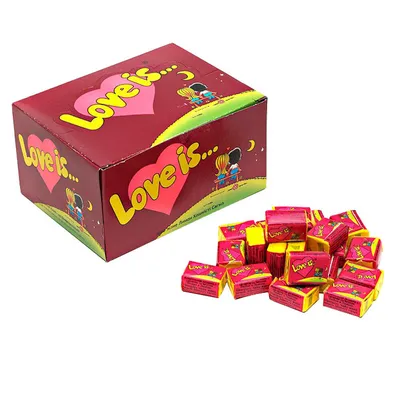 Chewing gum Love Is Cherry-Lemon 100 pcs / Жвачка Love Is вишня-лимон 100  шт | eBay