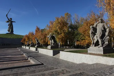 Мамаев курган, панорама Сталинградская битва, мельница, дом Павлова,  Волгоград - Azorica.ru