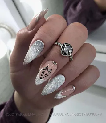 Лак для ногтей со спецэффектами Born Pretty Magnetic Nail Polish Silver  Snowlight Semi-transparent Cat Eye - «Такого вы не ожидали 😍😃 Популярный  белый кошачий глаз не оставит равнодушной😻» | отзывы