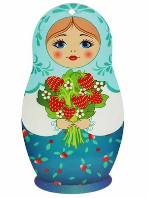 Russian matryoshka. Русская матрешка. PNG. | Матрешка, Объекты