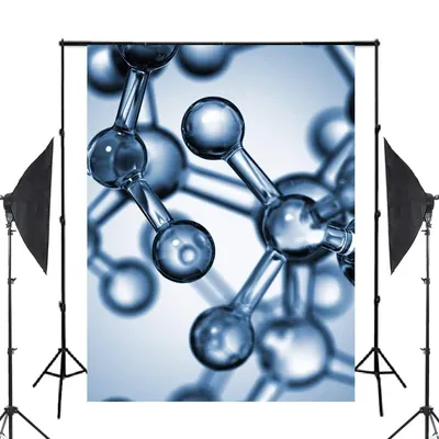 Молекула медицинская биология фотография Фон медицина Psychedelic Science  фон студия реквизит стены 5x7ft | AliExpress