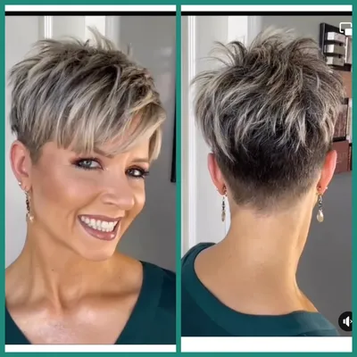 Pin by Nancy Candela Casalino on Hairstyles | Short shaved hairstyles,  Short silver hair, Short sassy haircuts