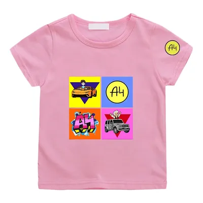 Merch A4 T-Shirts für Mädchen Kinder T-shirt A4 Vlad Casual Junge Baumwolle  100% T Shirt Kinder Tops Sommer T Shirt мерч А4 Kleidung - AliExpress