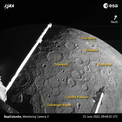 Аппарат BepiColombo сфотографировал Меркурий