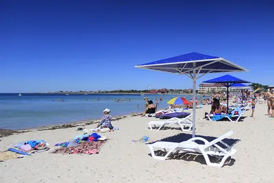 Пляжи в Черноморском и Межводном, Крым